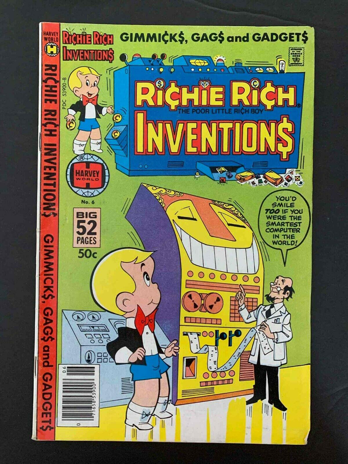 Richie Rich Inventions #6 (1979) Comic Books Richie Rich Inventions