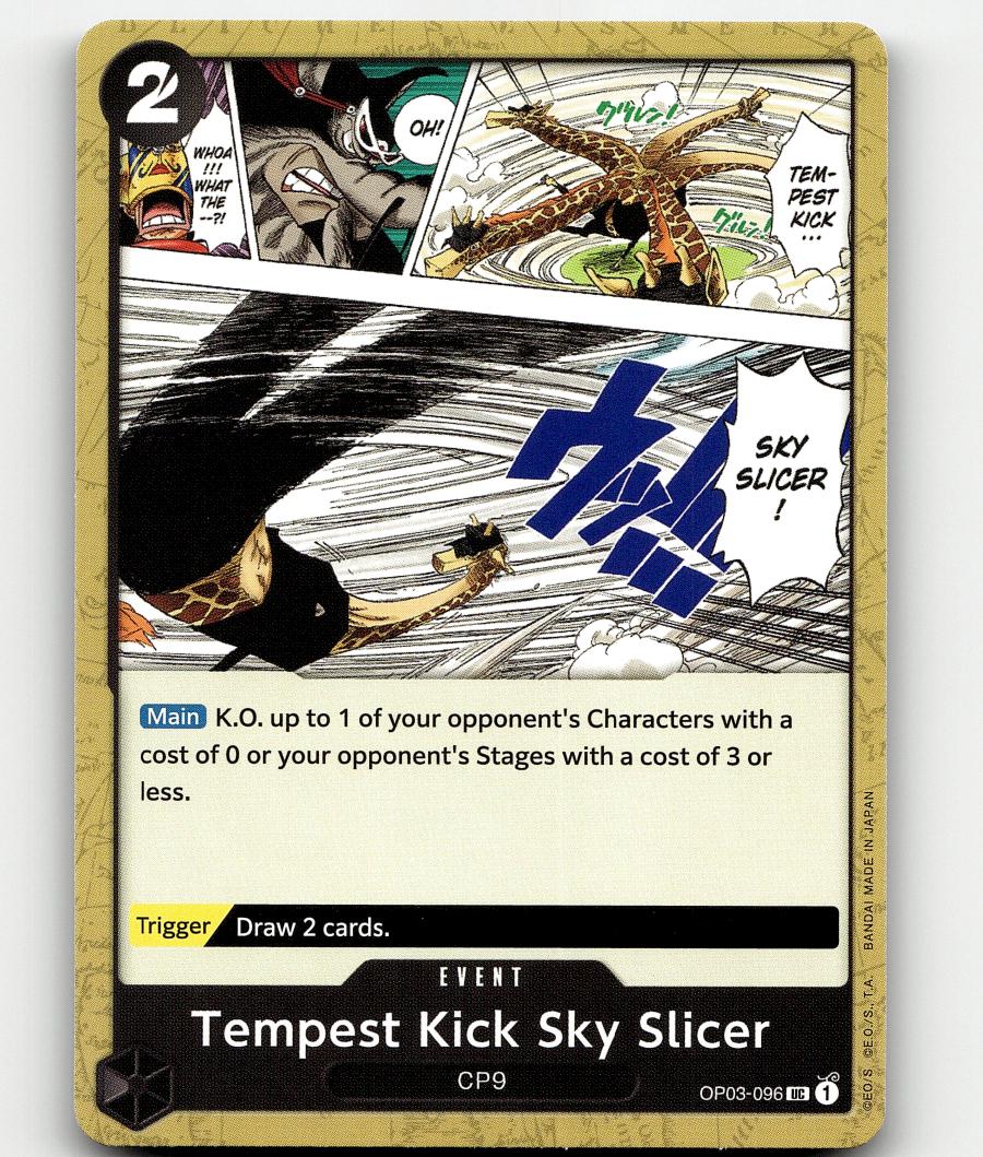 Tempest Kick Sky Slicer OP03-096 One Piece Pillars of Strength