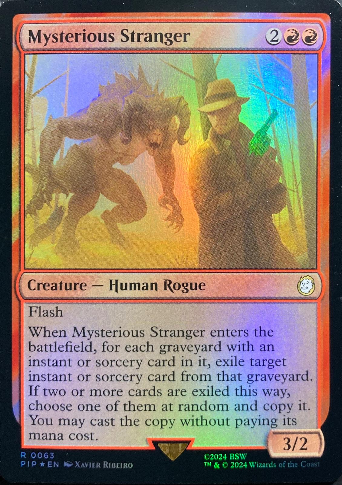Mysterious Stranger [Foil] (Magic Fallout)