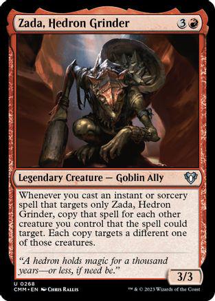 Zada, Hedron Grinder #268 Magic Commander Masters