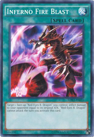 Inferno Fire Blast LDK2-ENJ23 YuGiOh Legendary Decks II