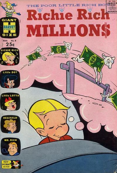 Richie Rich Millions #4 (1963) Comic Books Richie Rich Millions