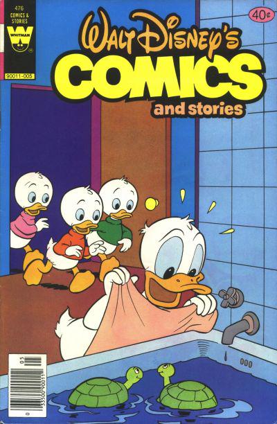 Walt Disney's Comics and Stories #476 (1980) Comic Books Walt Disney's Comics and Stories