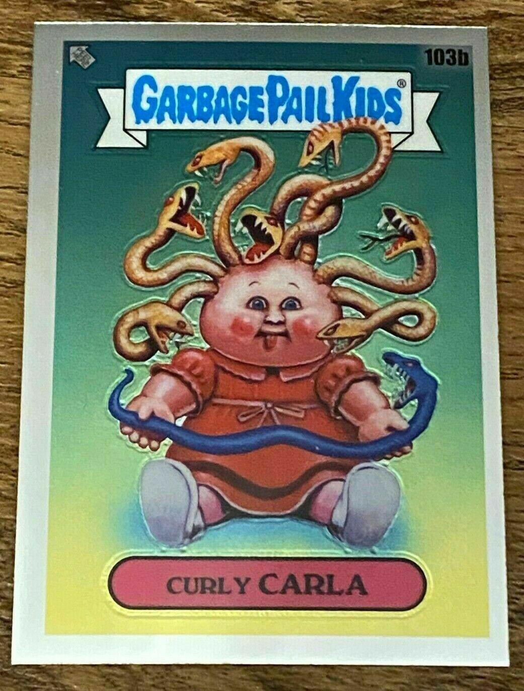 Curly CARLA #103b 2020 Garbage Pail Kids Chrome