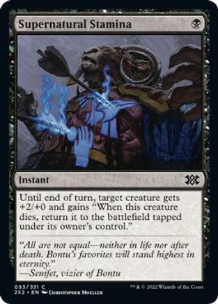 Supernatural Stamina #93 Magic Double Masters 2022