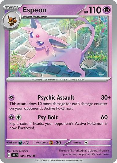 Espeon #86 Cover Art