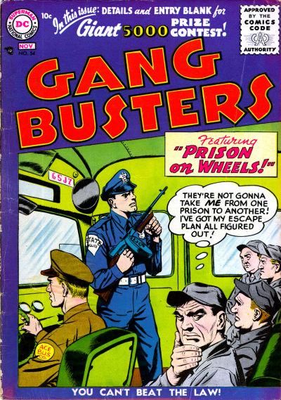 Gang Busters #54 (1956) Comic Books Gang Busters