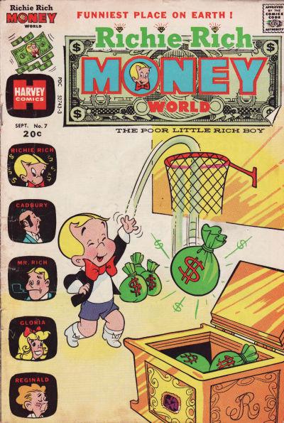 Richie Rich Money World #7 (1973) Comic Books Richie Rich Money World