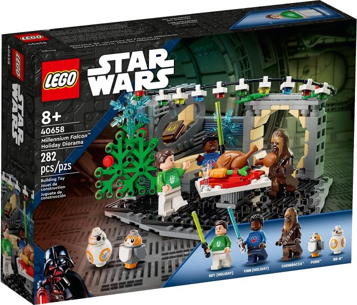 Millennium Falcon Holiday Diorama #40658 LEGO Star Wars