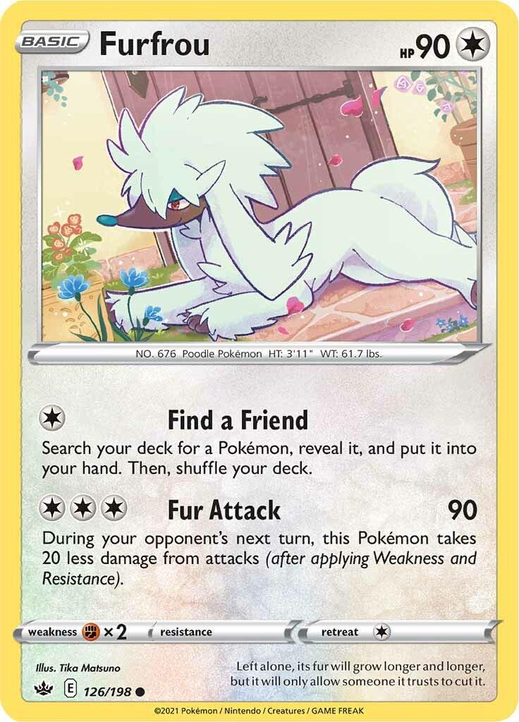 Furfrou #126 Pokemon Chilling Reign
