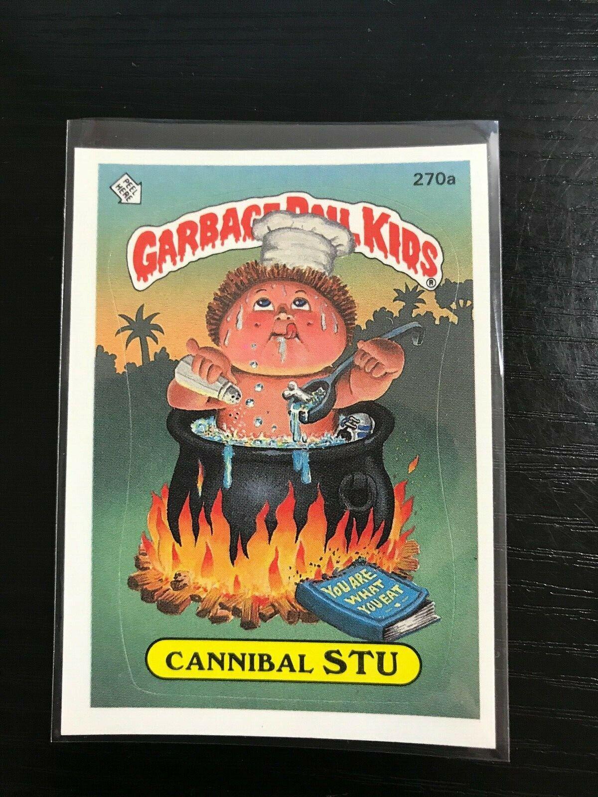 Cannibal STU #270a 1987 Garbage Pail Kids