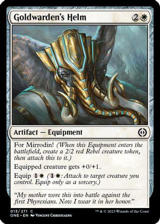 Goldwarden's Helm #13 Magic Phyrexia: All Will Be One