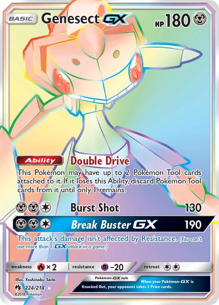 Genesect GX #224 Pokemon Lost Thunder