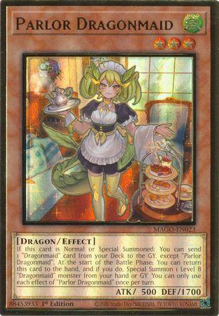 Parlor Dragonmaid MAGO-EN023 YuGiOh Maximum Gold