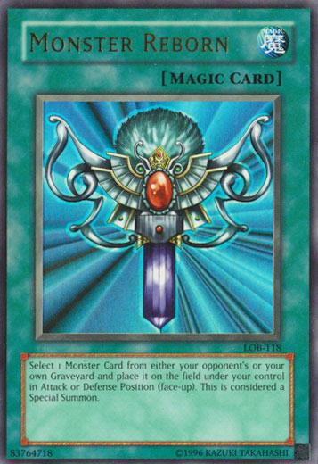 Monster Reborn LOB-118 Cover Art