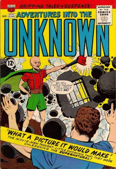 Adventures into the Unknown #144 (1963) Comic Books Adventures into the Unknown