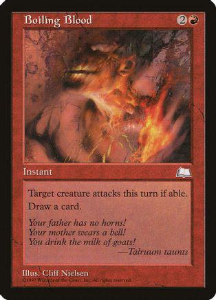 Boiling Blood Magic Weatherlight