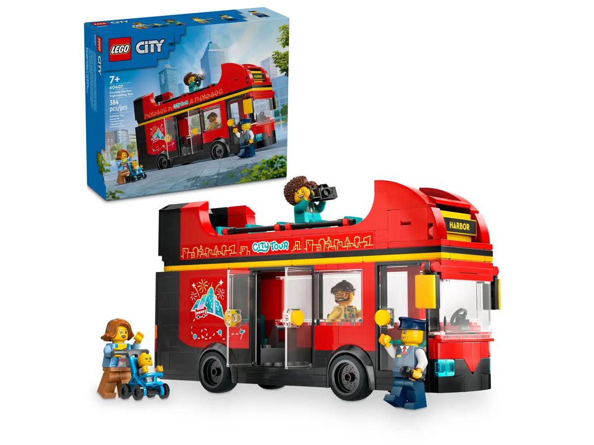Red Double-Decker Sightseeing Bus #60407 LEGO City