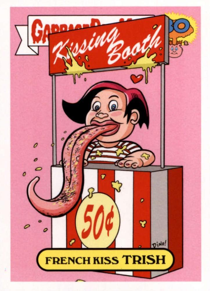 French Kiss TRISH #2a 2015 Garbage Pail Kids