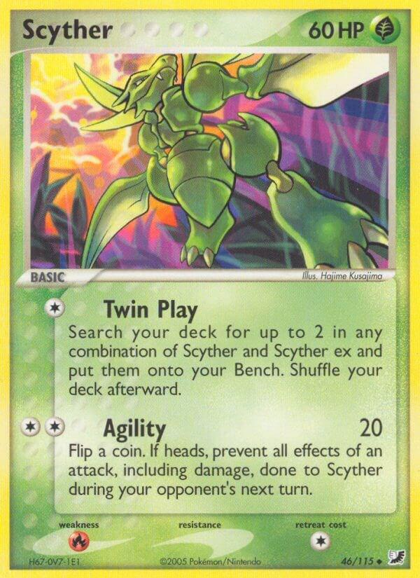 Scyther #46 Pokemon Unseen Forces