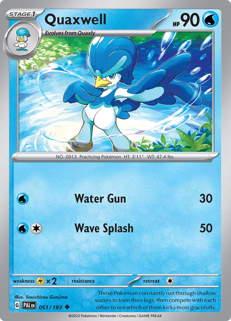 Quaxwell #51 Pokemon Paldea Evolved