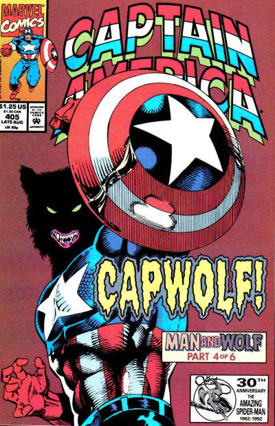 Captain America #405 (1992) Comic Books Captain America