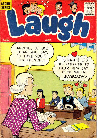 Laugh Comics #82 (1957) Comic Books Laugh Comics