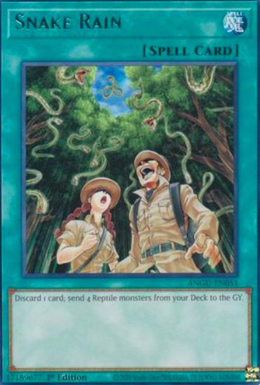 Snake Rain ANGU-EN051 YuGiOh Ancient Guardians