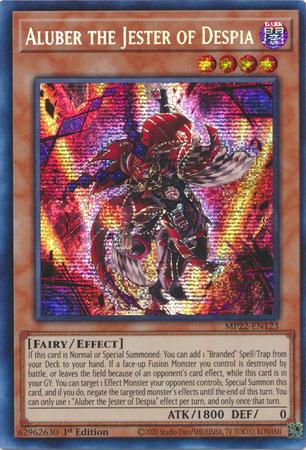 Aluber the Jester of Despia MP22-EN123 YuGiOh 2022 Tin of the Pharaoh's Gods Mega Pack
