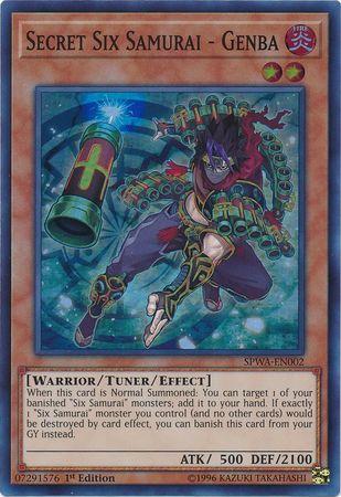 Secret Six Samurai - Genba SPWA-EN002 YuGiOh Spirit Warriors