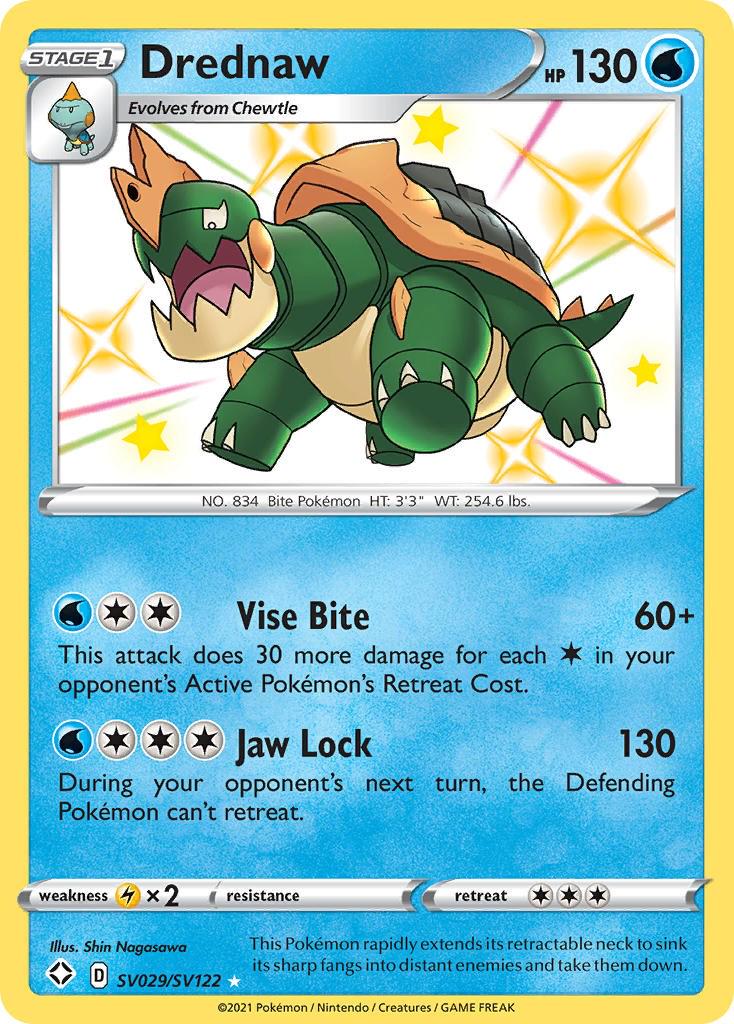 Drednaw #SV029 Pokemon Shining Fates