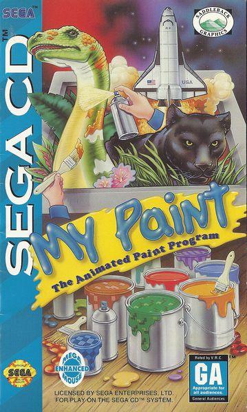 My Paint Animated Paint Program Sega CD