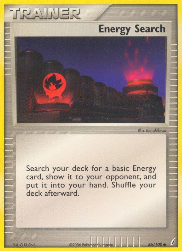 Energy Search #86 Pokemon Crystal Guardians