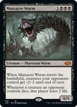 Massacre Wurm #441 Magic Jumpstart 2022