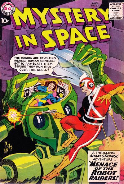 Mystery in Space #53 (1959) Comic Books Mystery in Space