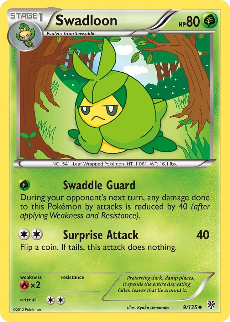Swadloon #9 Pokemon Plasma Storm