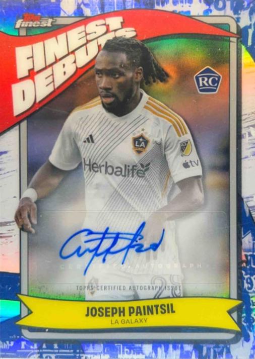Joseph Paintsil #FDA-JP Soccer Cards 2024 Topps Finest MLS Debut Autograph