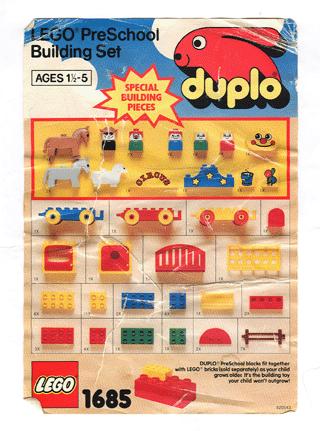 Pre-School Building Set #1685 LEGO DUPLO