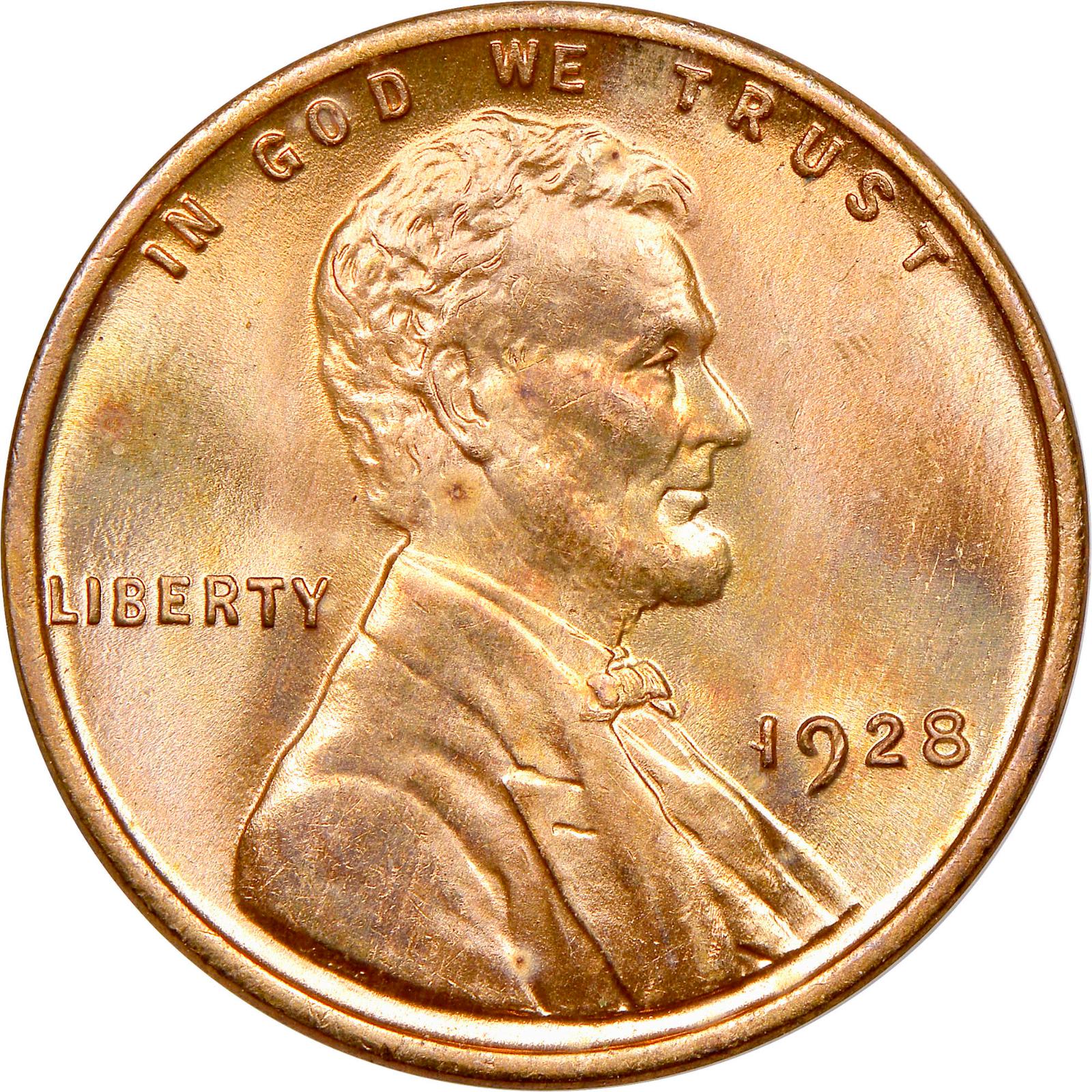 1928 Coins Lincoln Wheat Penny