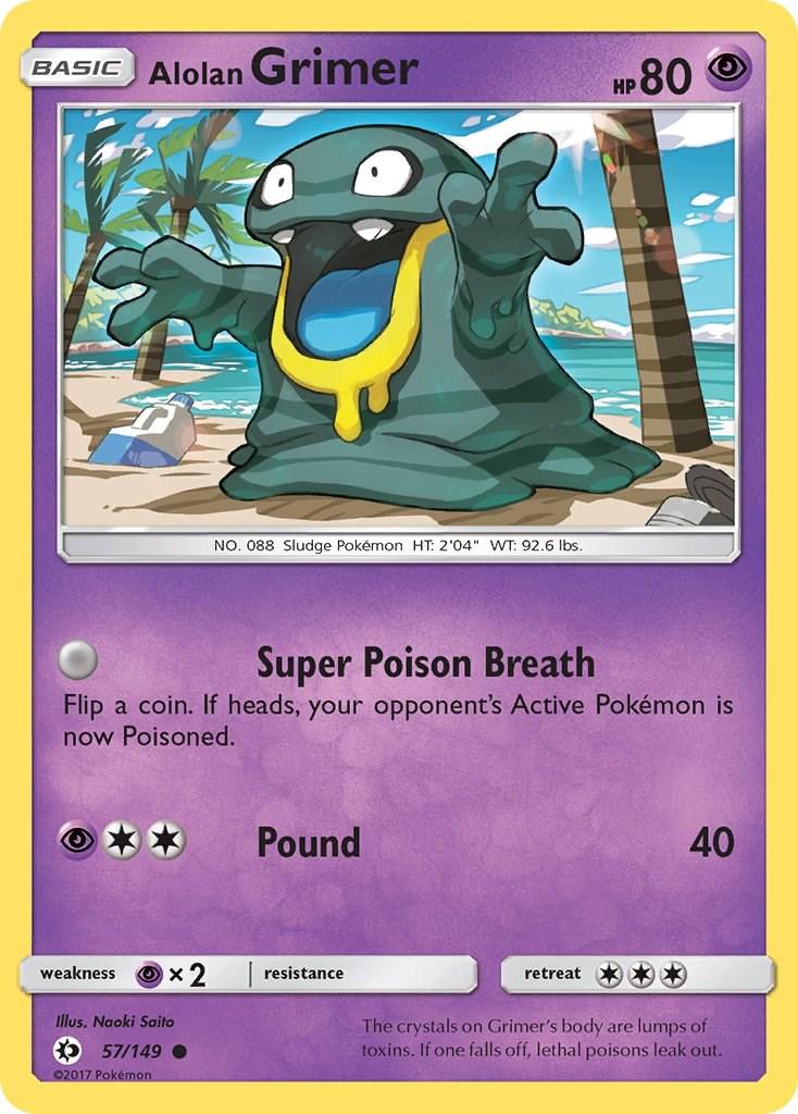 Alolan Grimer #57 Pokemon Sun & Moon