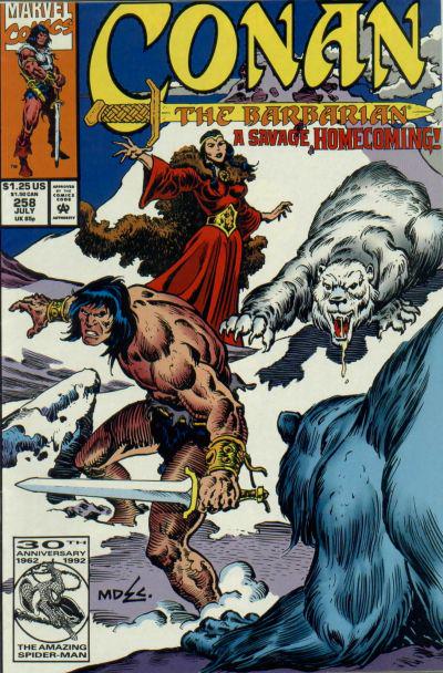 Conan the Barbarian #258 (1992) Comic Books Conan the Barbarian