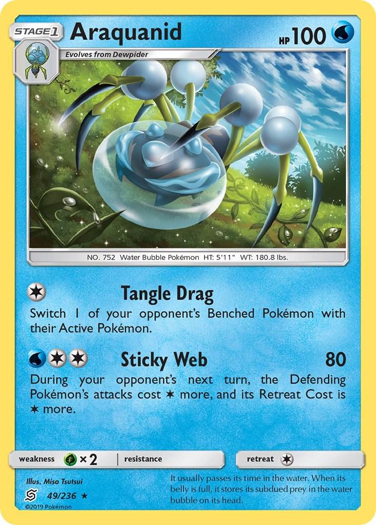 Araquanid #49 Pokemon Unified Minds