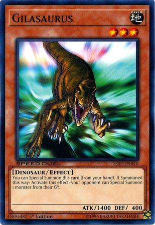 Gilasaurus SS03-ENA10 YuGiOh Speed Duel Starter Decks: Ultimate Predators