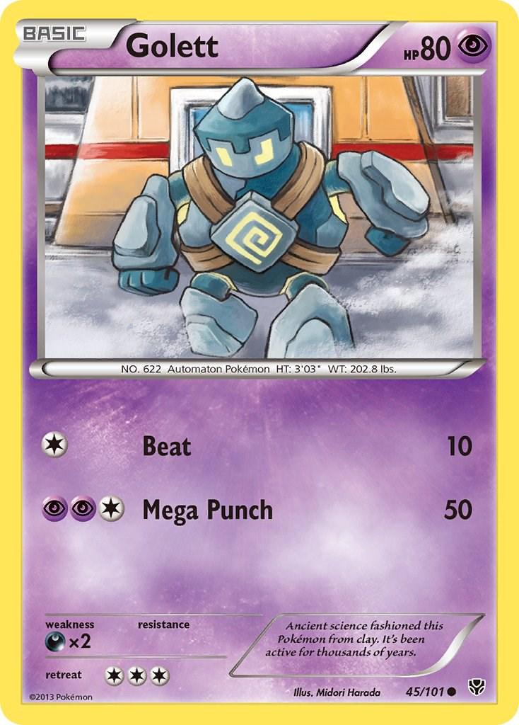 Golett #45 Pokemon Plasma Blast
