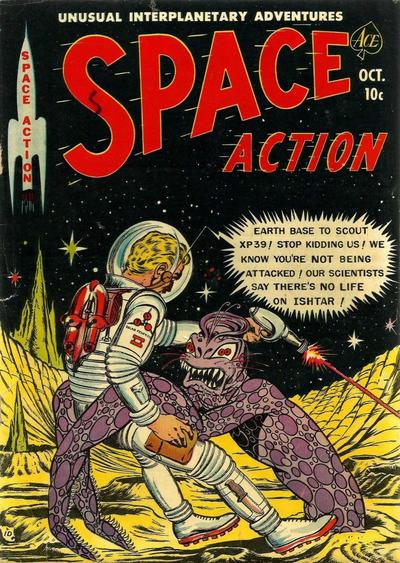 Space Action #3 (1952) Comic Books Space Action