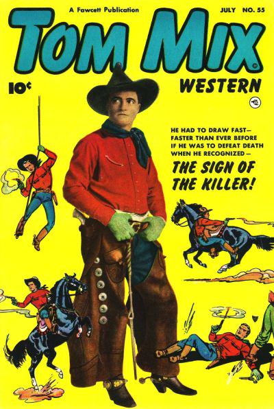 Tom Mix Western #55 (1952) Comic Books Tom Mix Western