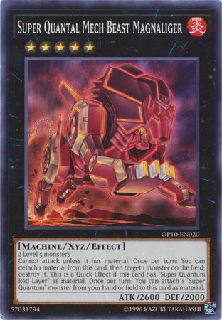 Super Quantal Mech Beast Magnaliger OP10-EN020 YuGiOh OTS Tournament Pack 10