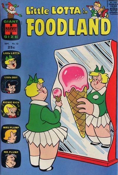 Little Lotta Foodland #12 (1966) Comic Books Little Lotta Foodland