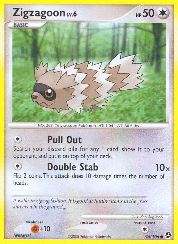 Zigzagoon #96 Pokemon Great Encounters