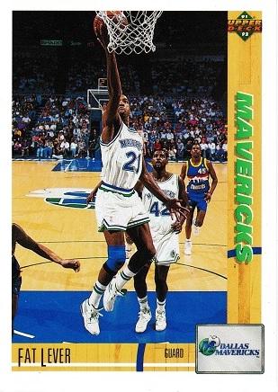 Fat Lever #157 Basketball Cards 1991 Upper Deck